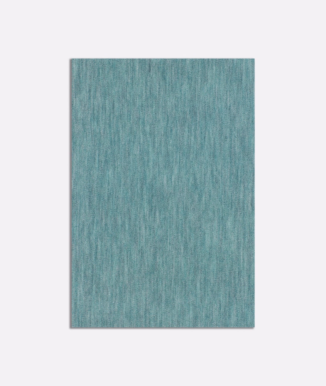 Close-up of cool seafoam green velvet with a softly brushed vertical nap