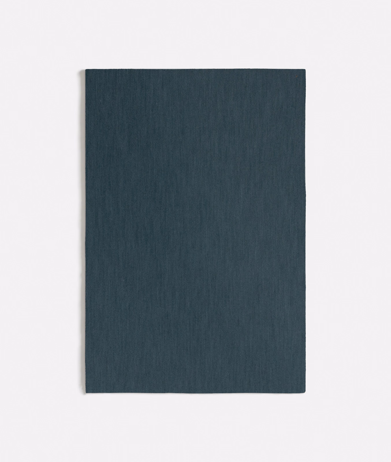 Deep blue-green velvet swatch with fine vertical nap and charcoal-teal shading
