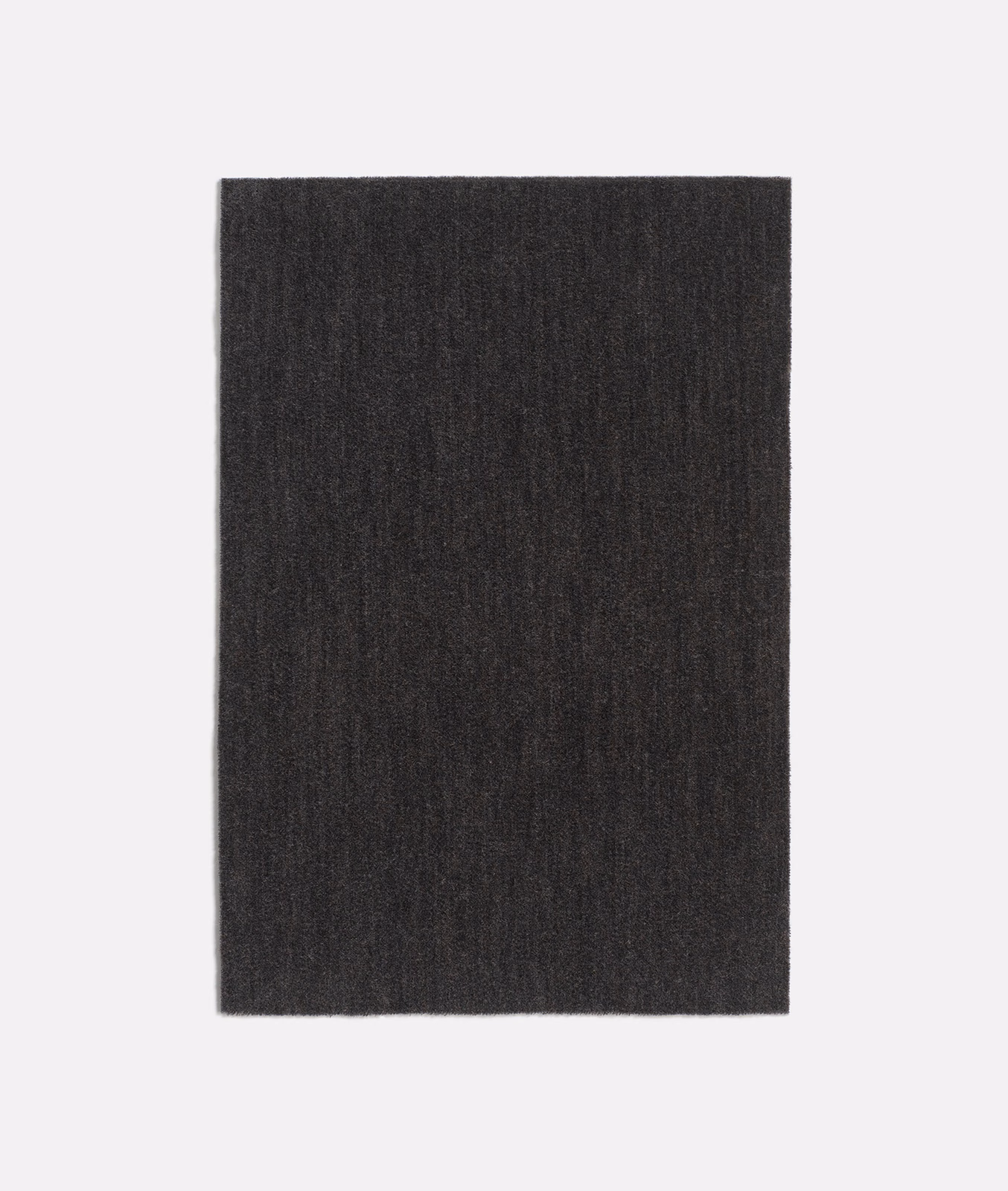 Deep charcoal-taupe velvet swatch with subtle vertical nap and tonal variation