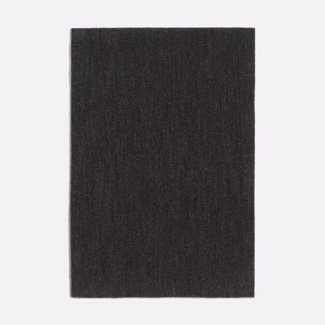Deep charcoal-taupe velvet swatch with subtle vertical nap and tonal variation