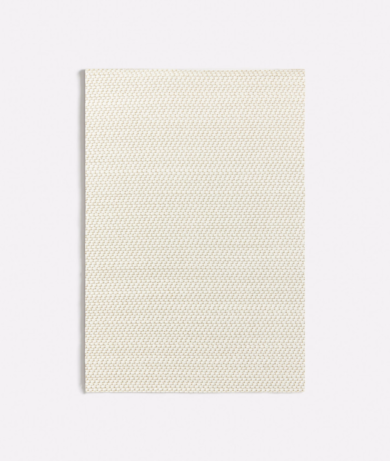 Pale beige Elicriso textile swatch with a tight, softly ridged woven surface