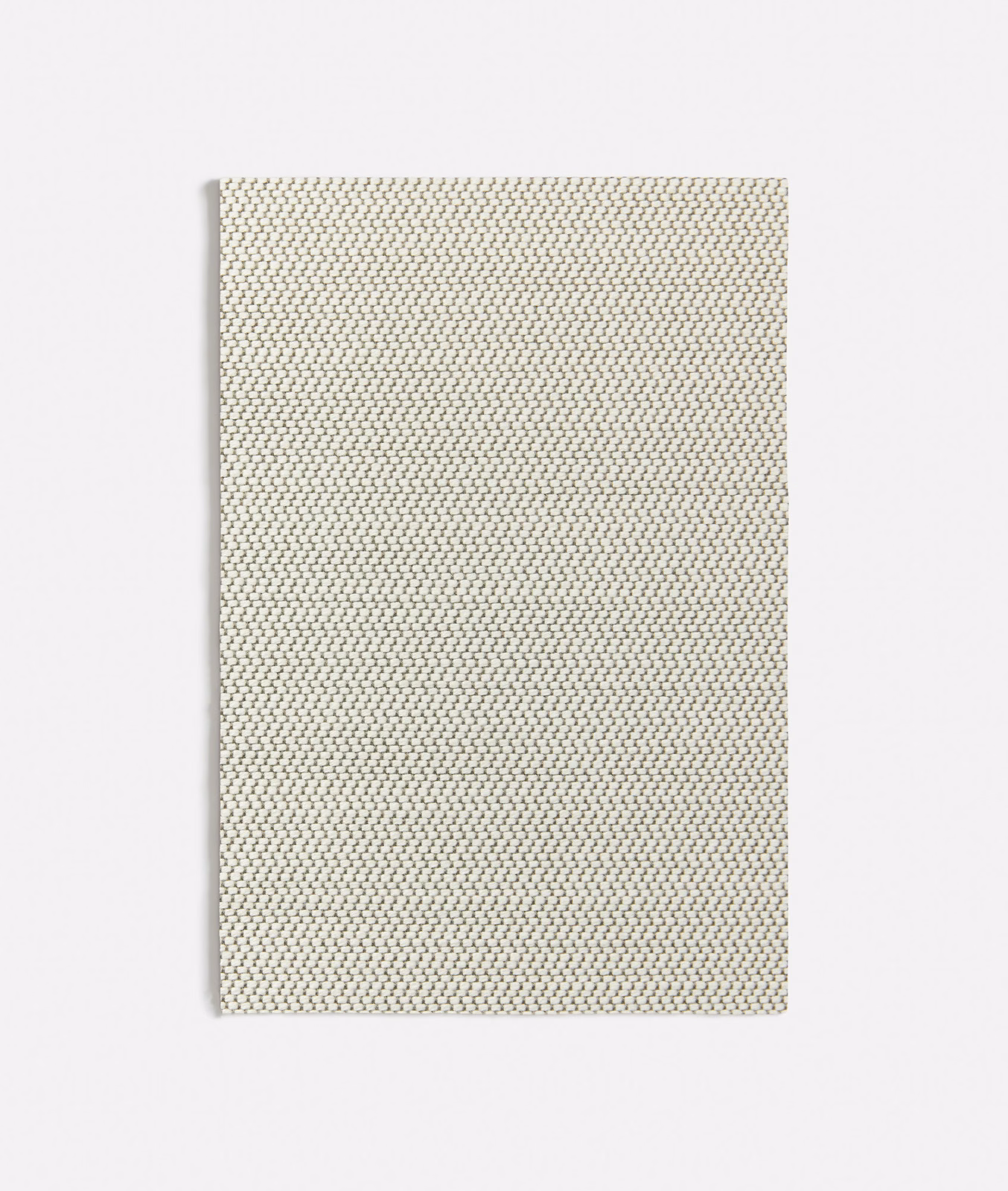 Warm grey Elicriso textile with a tiny even woven texture on white