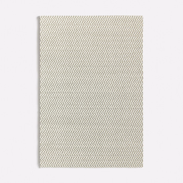 Warm grey Elicriso textile with a tiny even woven texture on white