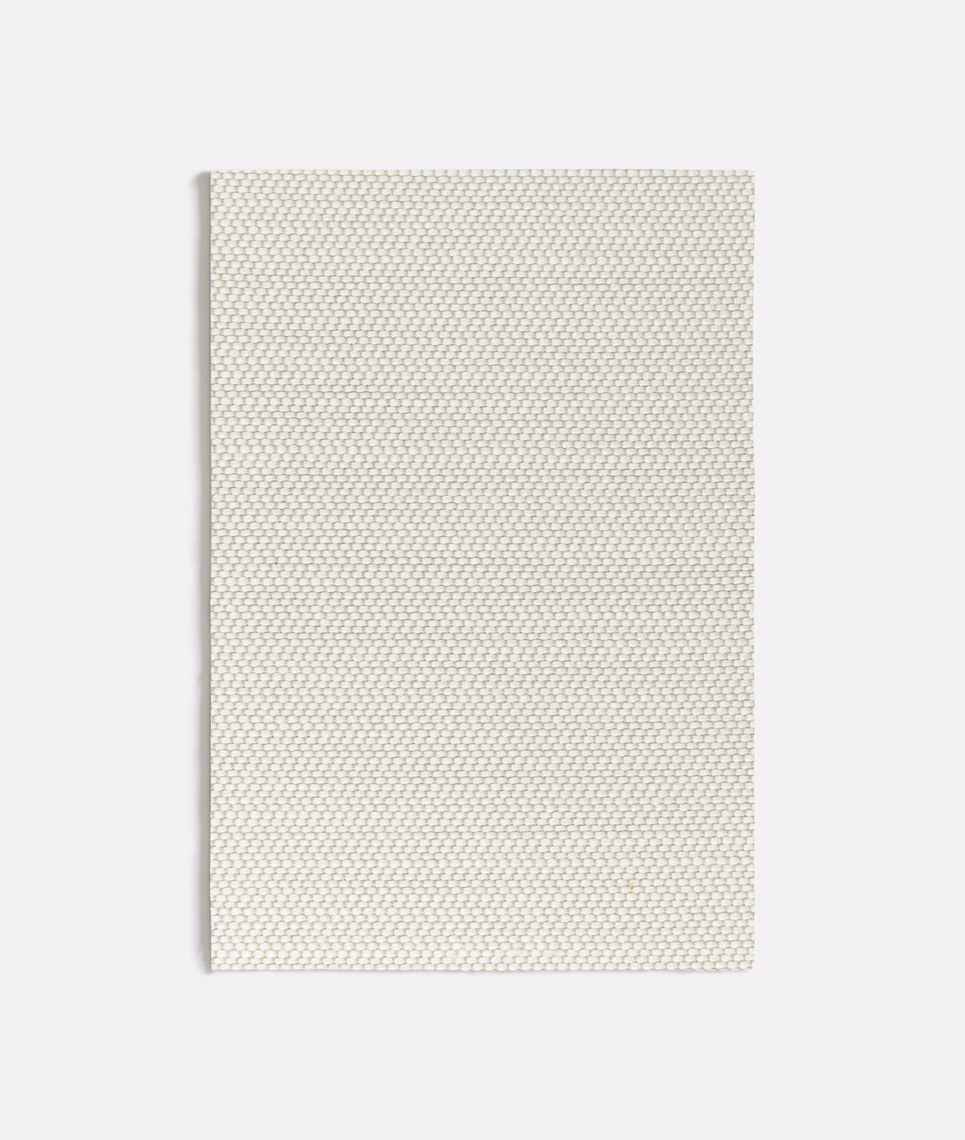 Pale warm-grey Elicriso textile showing a fine, tightly packed micro-weave