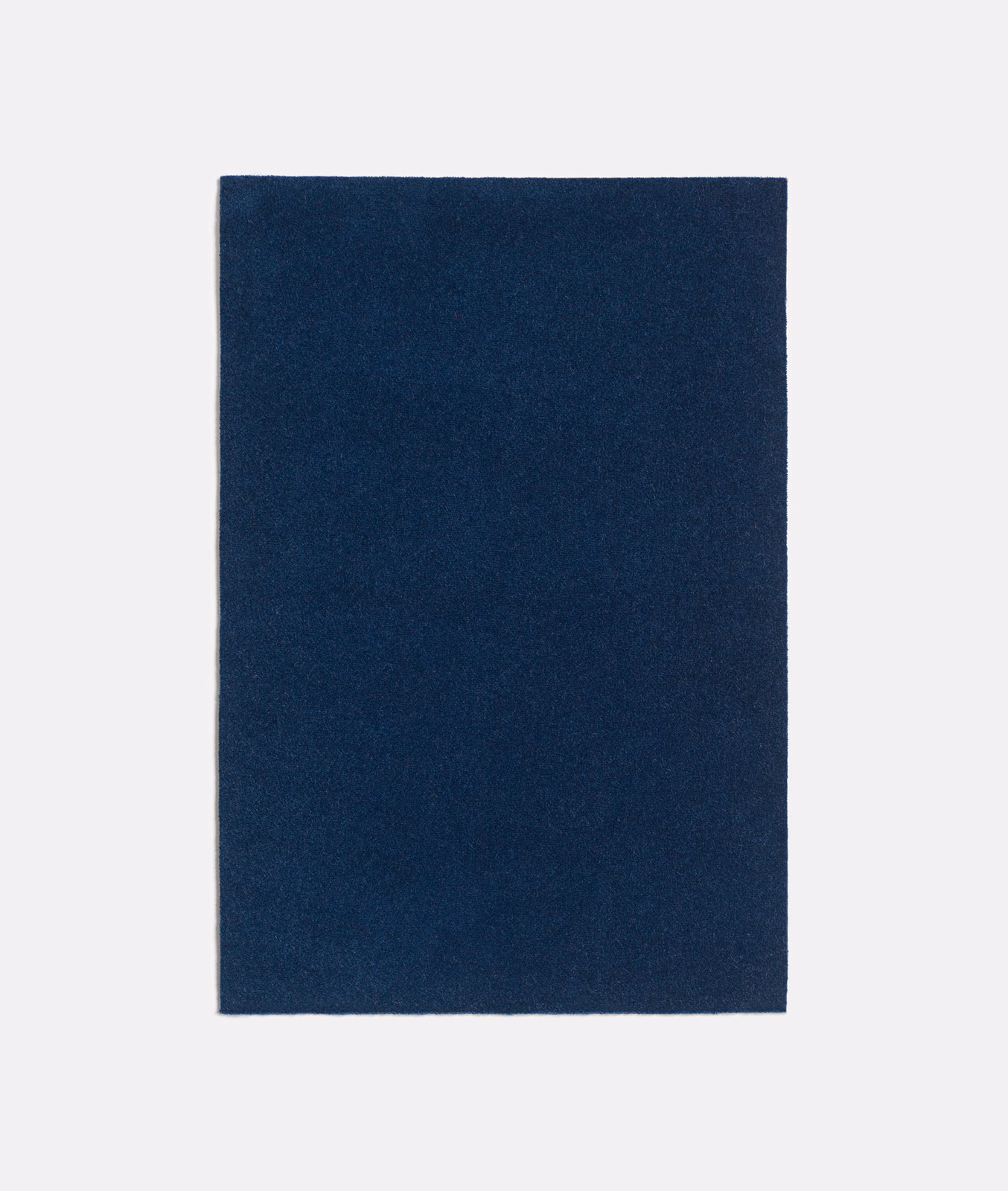 Deep navy blue swatch with a softly brushed, subtly mottled textile surface