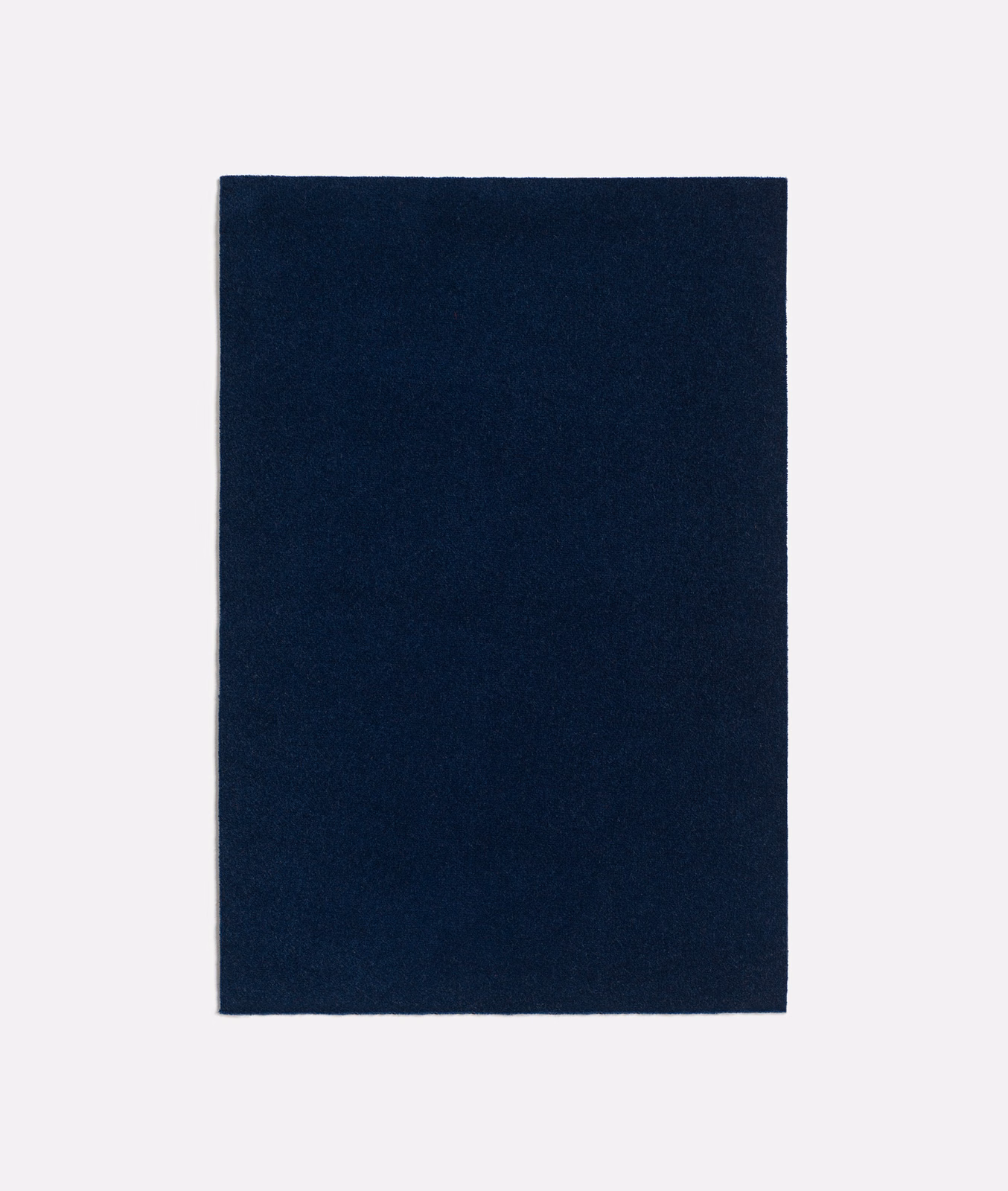 Deep ink-blue swatch with a softly brushed, nearly uniform textile surface