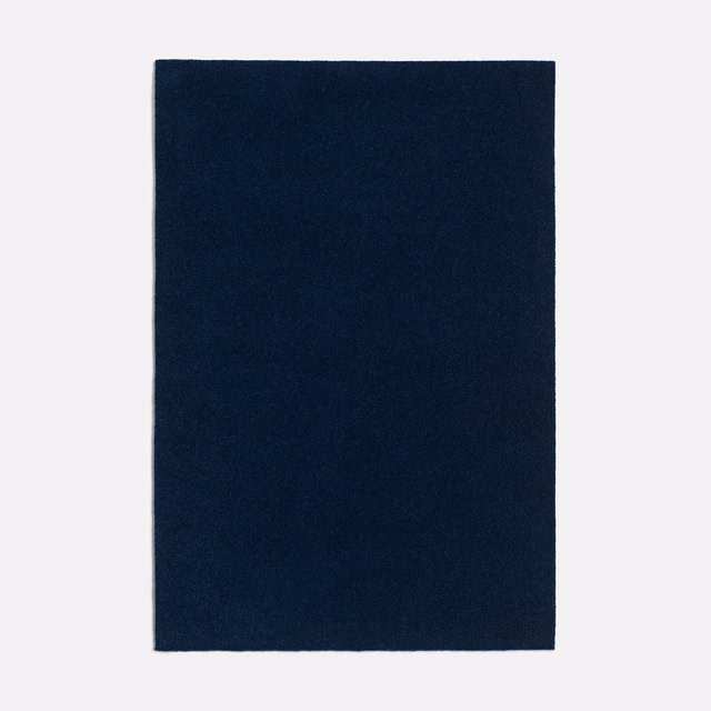 Deep ink-blue swatch with a softly brushed, nearly uniform textile surface