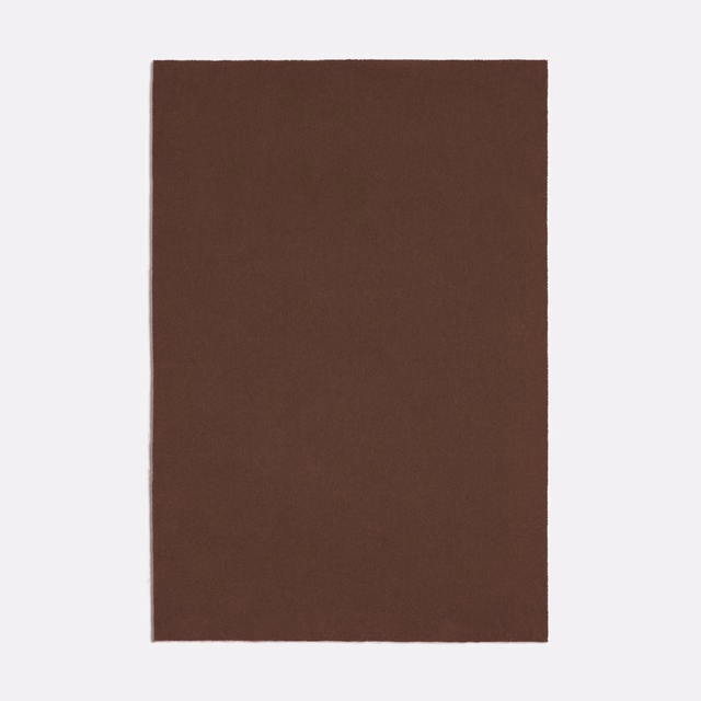 Deep chocolate-brown textile swatch with a subtle matte, fine-grained surface
