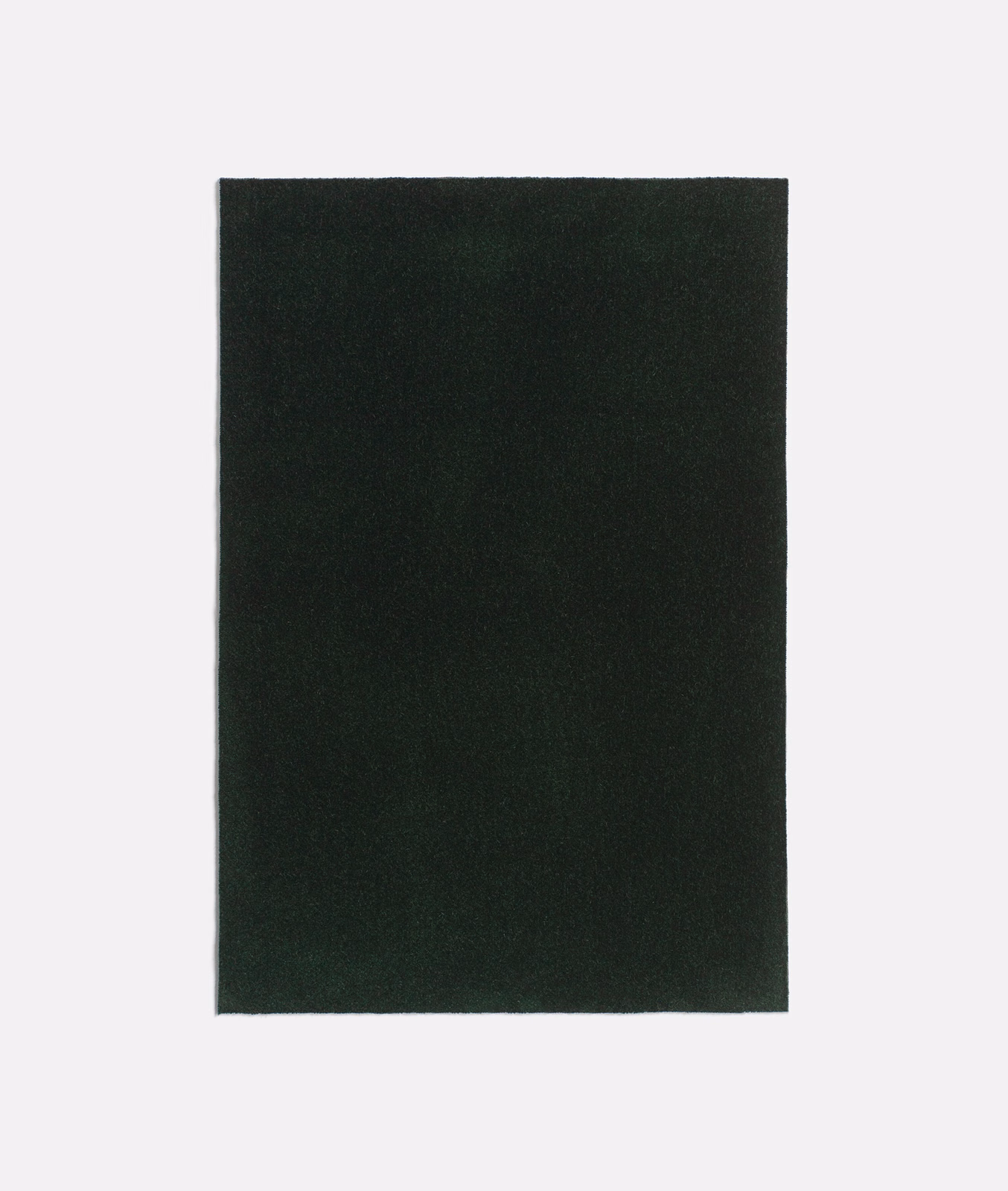 Deep near-black forest green textile swatch with a softly textured low-sheen surface
