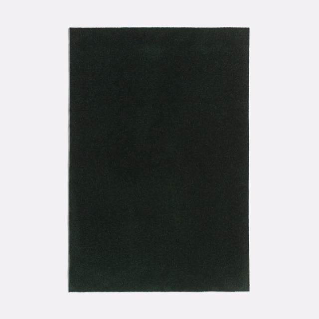 Deep near-black forest green textile swatch with a softly textured low-sheen surface