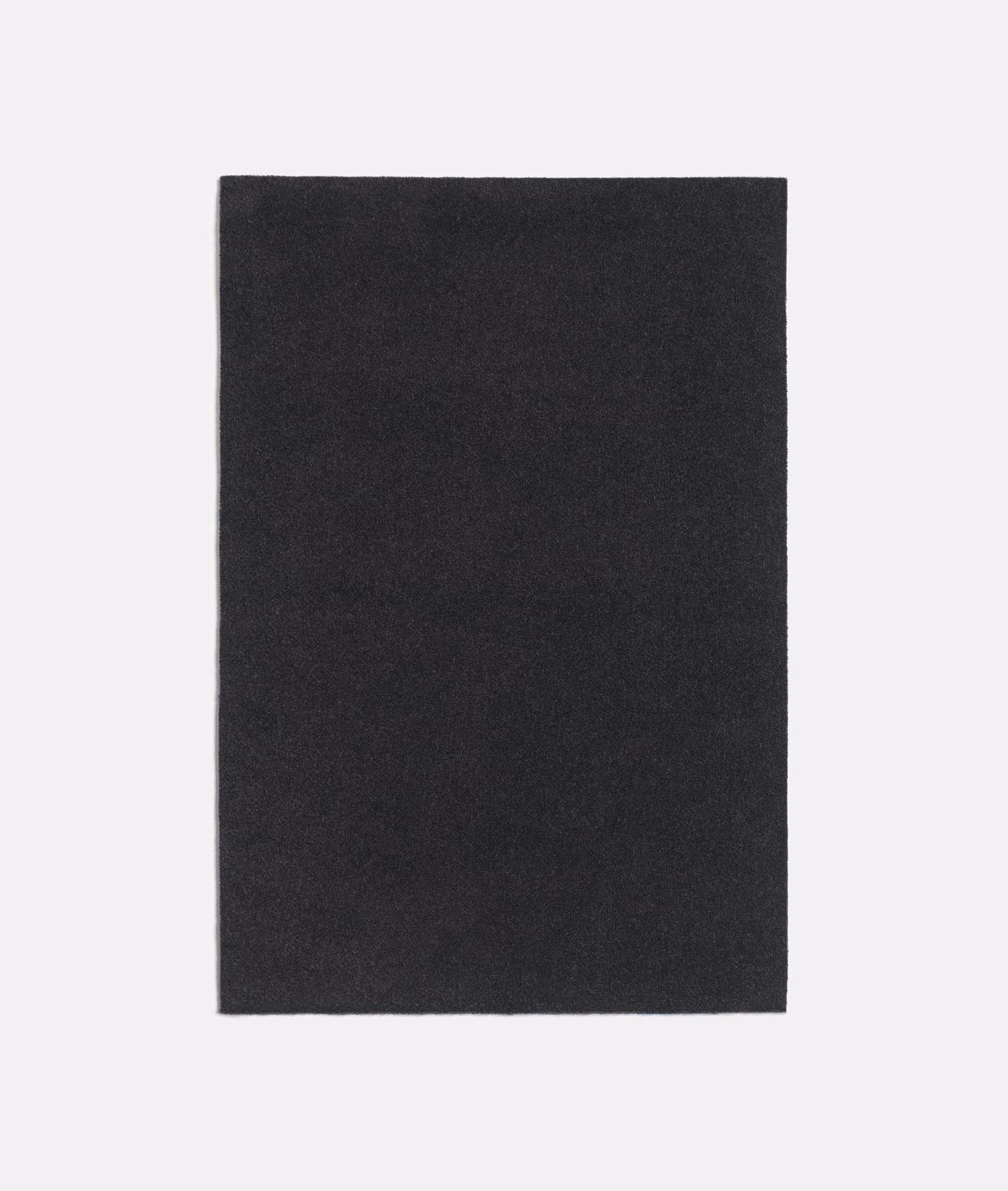 Deep charcoal-grey plain textile with a softly mottled, matte surface