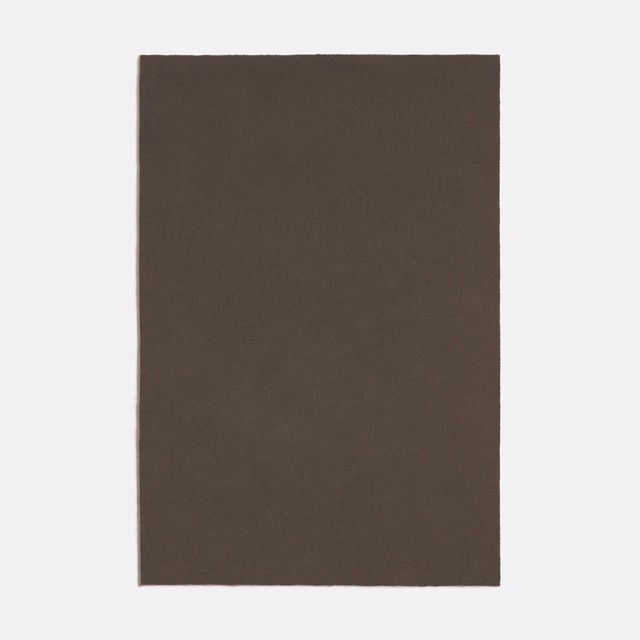 Deep brown-grey textile swatch with a subtle fine-grained woven surface