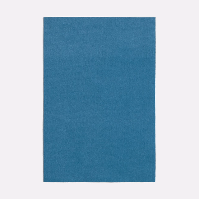 Muted blue-teal plain weave with a fine, even textile texture