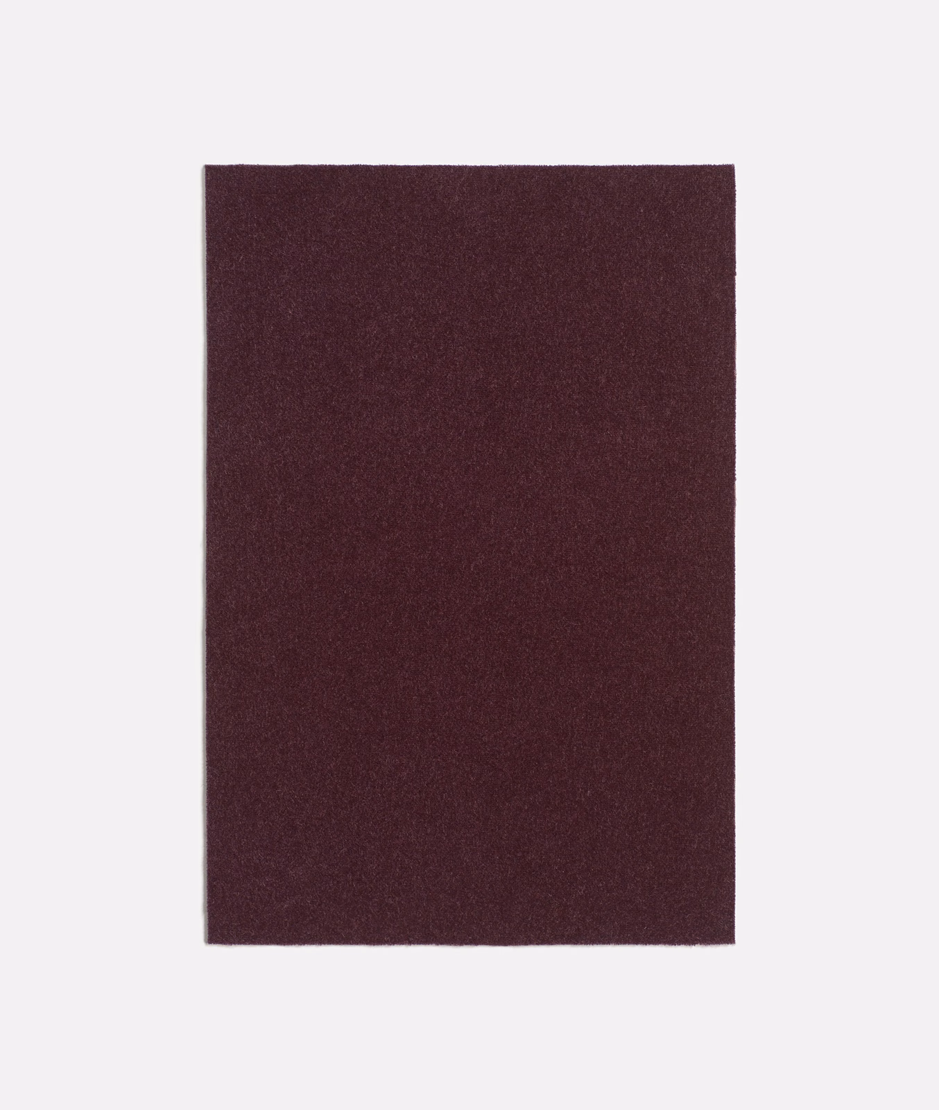 Deep aubergine-purple plain fabric swatch with a subtle matte woven grain