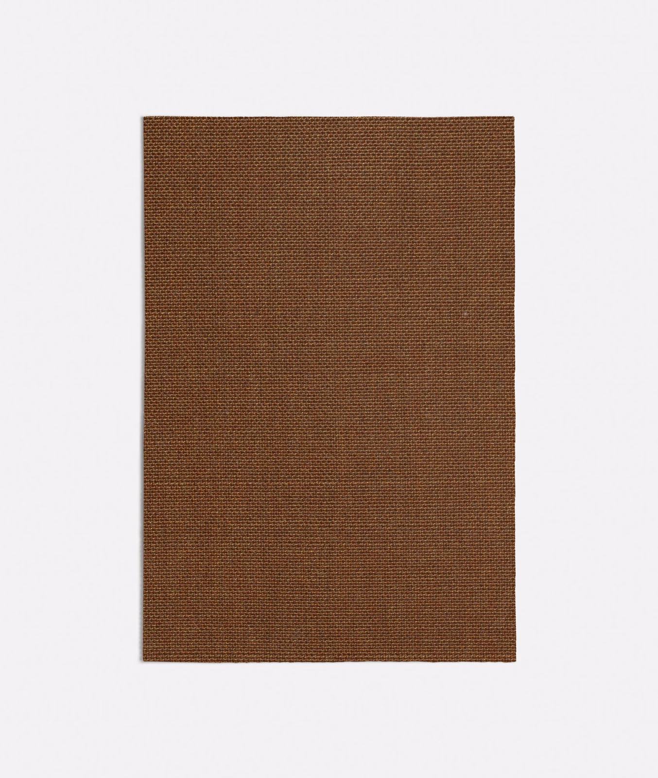 Warm cinnamon-brown textile with a fine, even woven surface