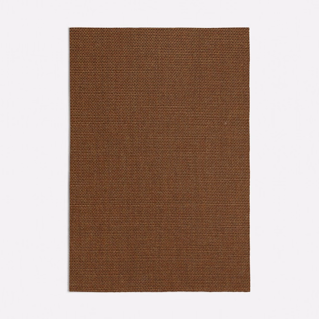 Warm cinnamon-brown textile with a fine, even woven surface