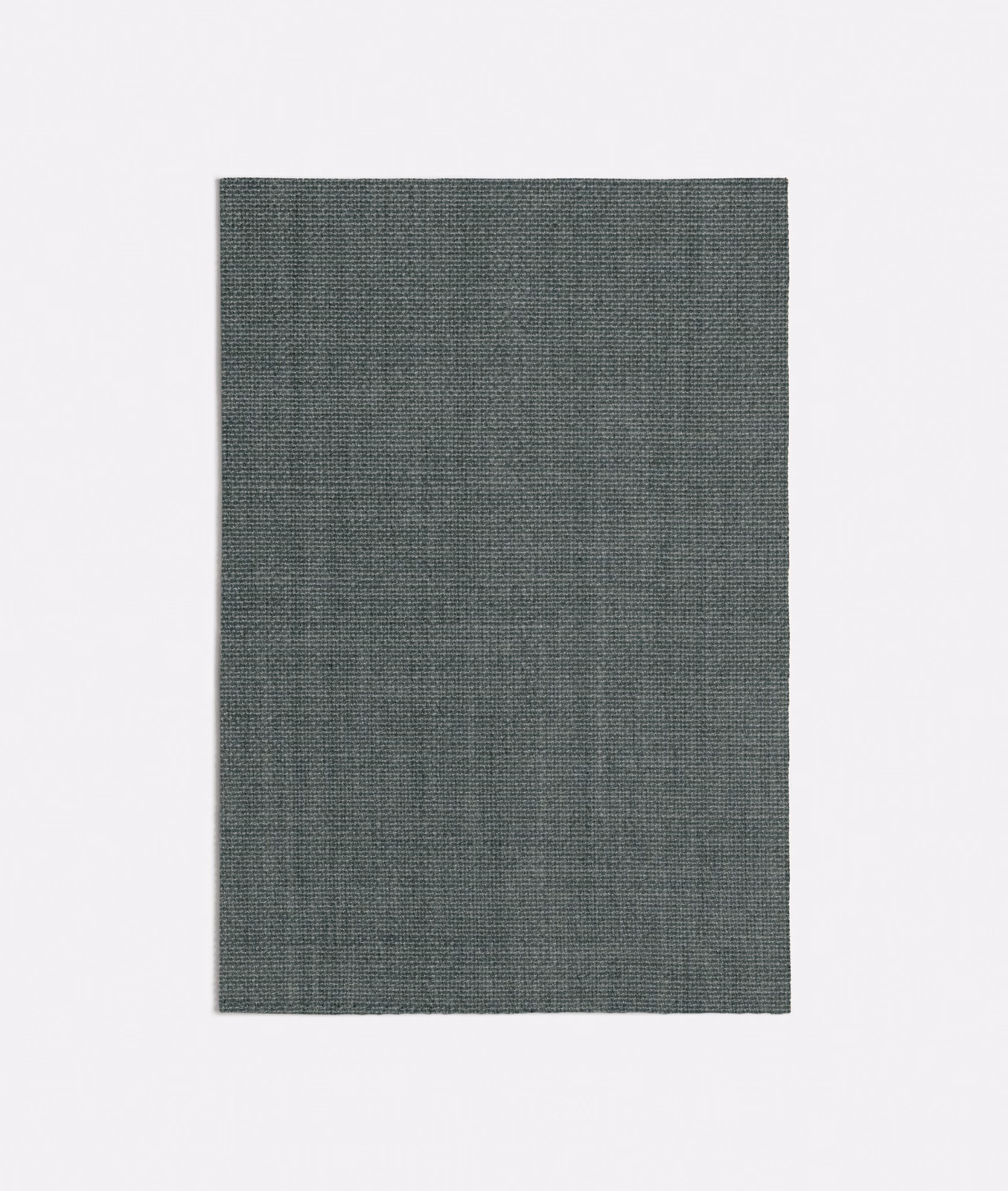 Dark seafoam green fabric swatch with a fine, subtly crosshatched woven texture