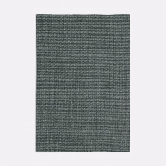 Dark seafoam green fabric swatch with a fine, subtly crosshatched woven texture