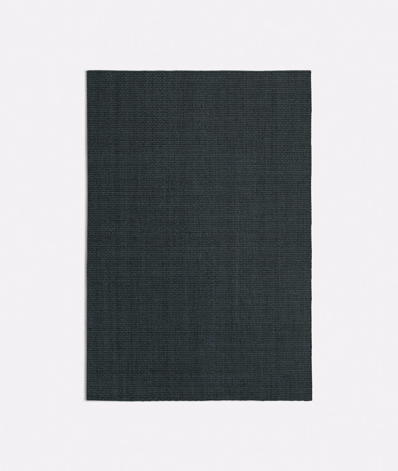 Dark seafoam teal fabric swatch with a fine, subtly crosshatched plain weave
