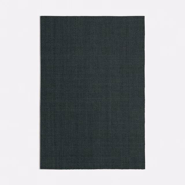 Dark seafoam teal fabric swatch with a fine, subtly crosshatched plain weave