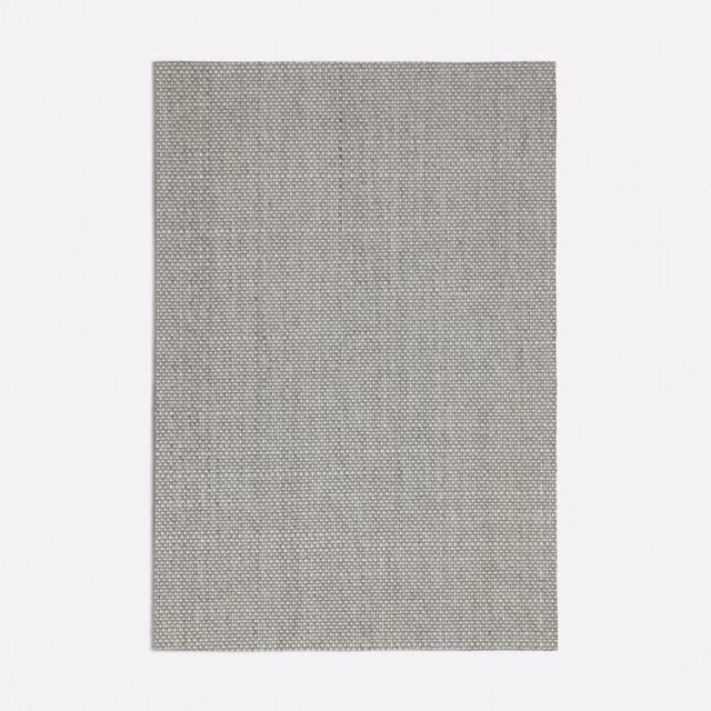 Cool grey Erfoud fabric with a tightly woven, fine basket texture