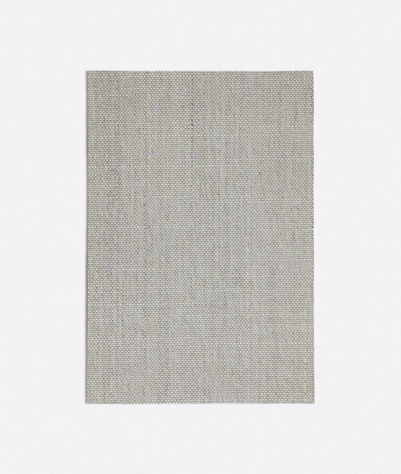 Cool grey finely woven swatch with subtle vertical tonal shifts