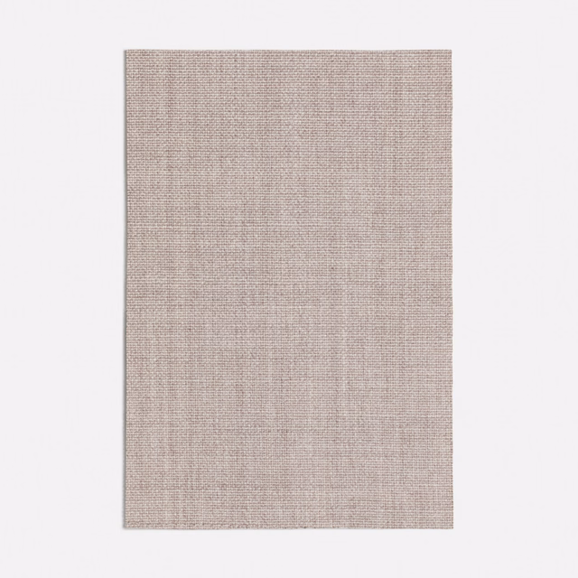 Close view of Erfoud Light Grey's fine, softly flecked pale-grey woven surface
