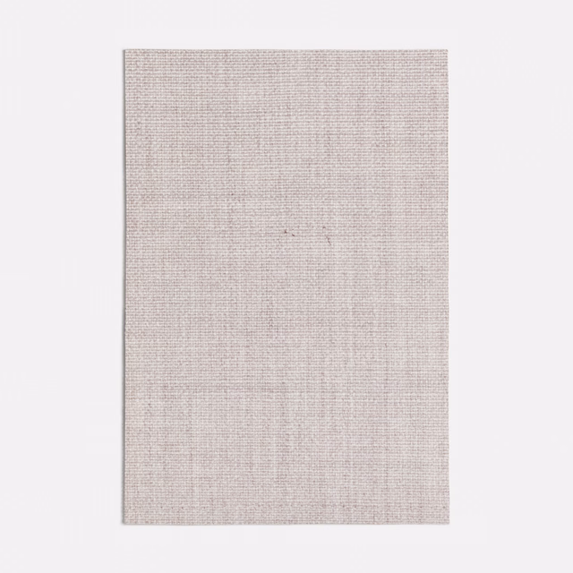 Pale light-grey woven swatch with fine grid texture and subtle vertical shading