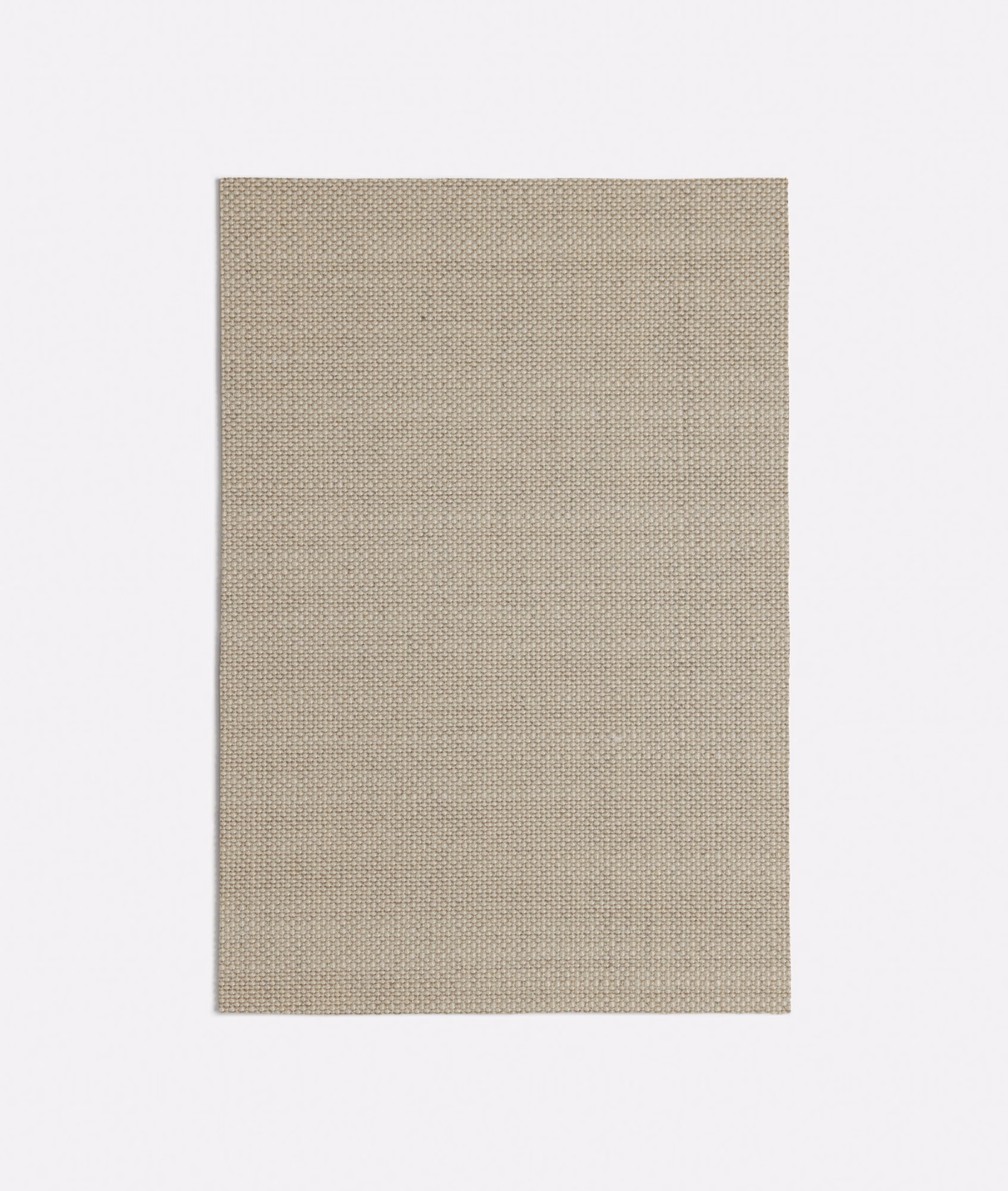 Warm greige-taupe Erfoud Linen swatch showing a fine, even woven grain