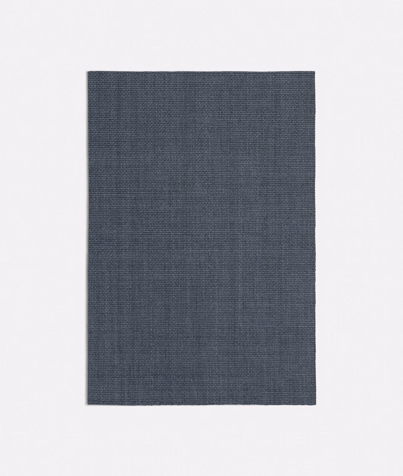 Deep navy-blue swatch with a fine, even crosshatched woven texture