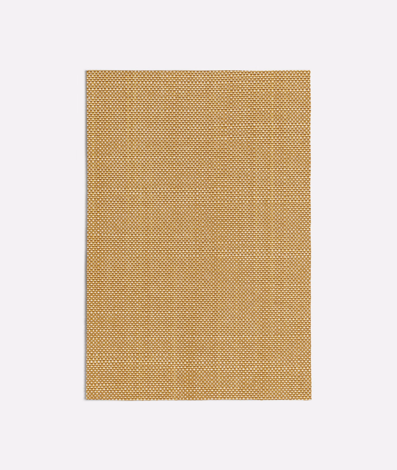 Warm ochre-gold fabric swatch with a fine, tightly textured woven surface