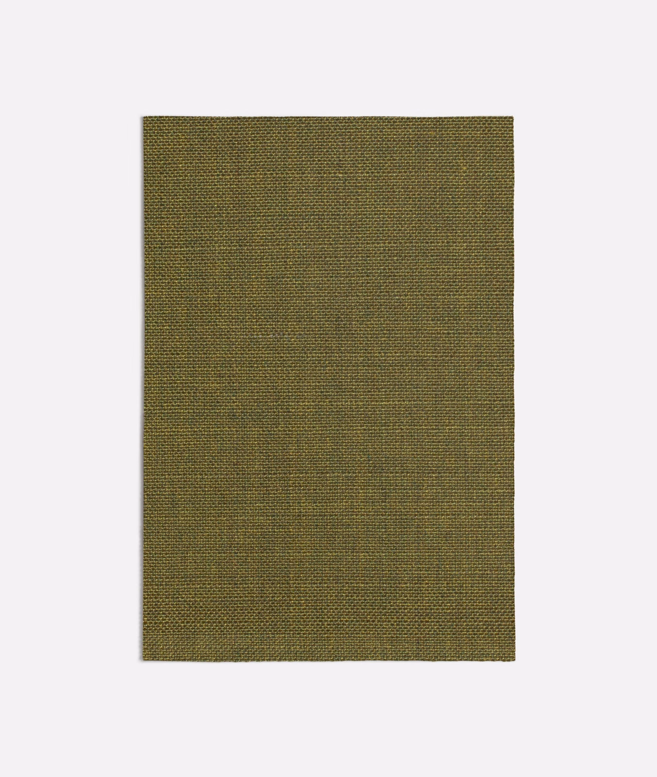 Muted pistachio-olive woven textile with fine, softly mottled texture