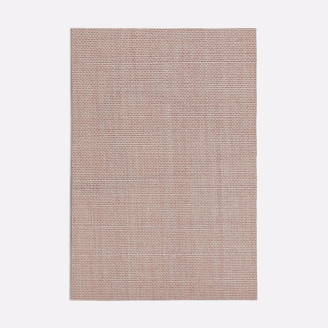 Muted powder-pink swatch with a fine, even crosswise woven texture