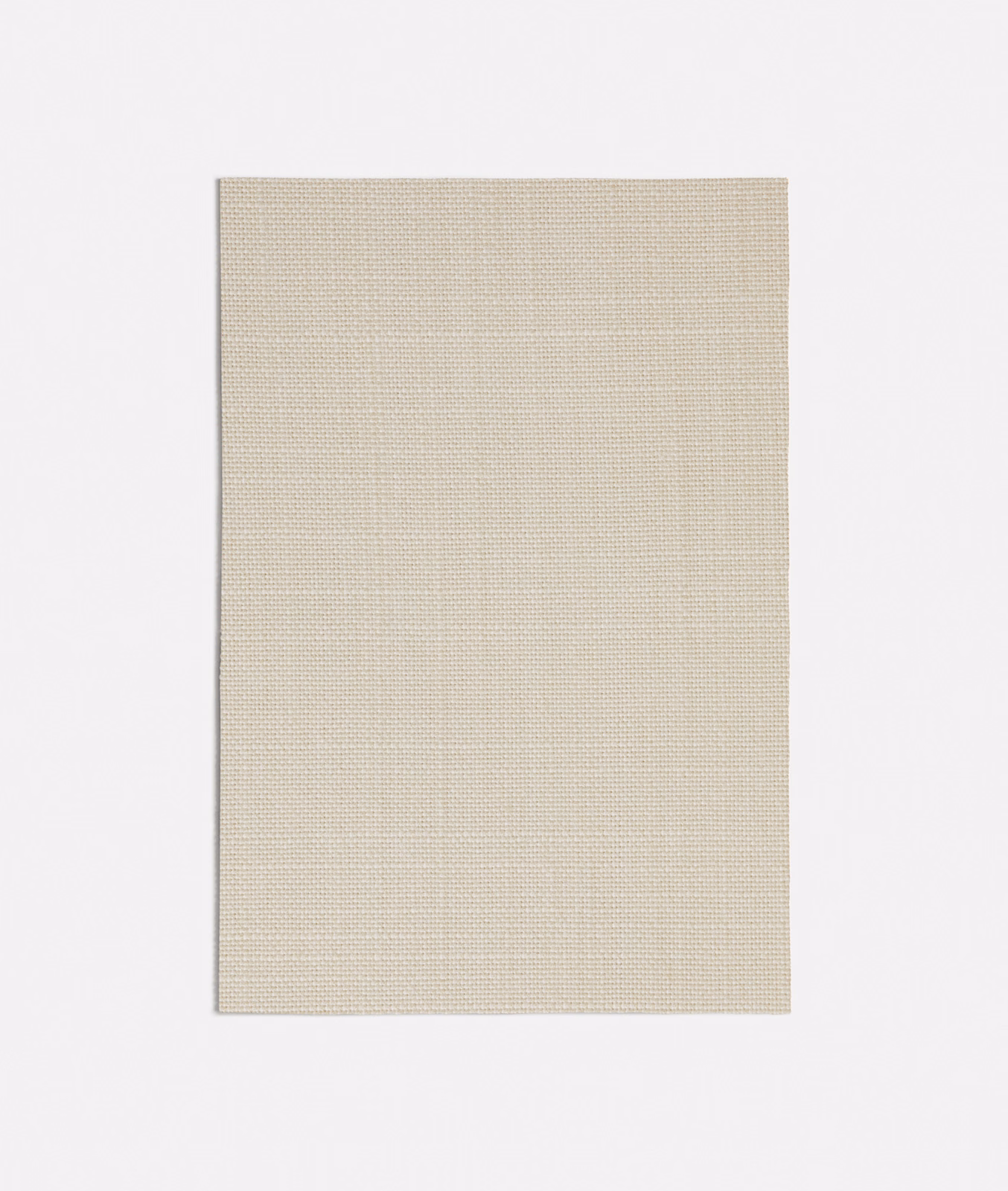 Pale sand beige fabric swatch with a fine, tightly woven square texture