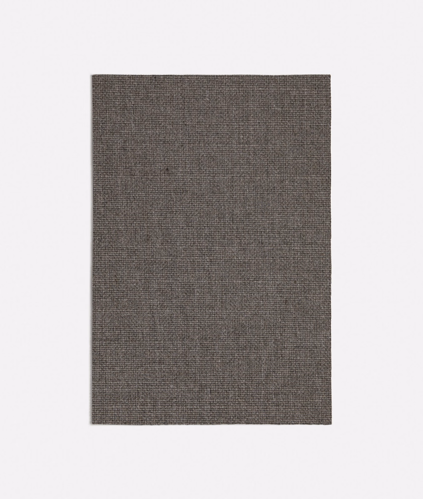 Deep brown-taupe fabric swatch with a fine, subtly mottled woven texture