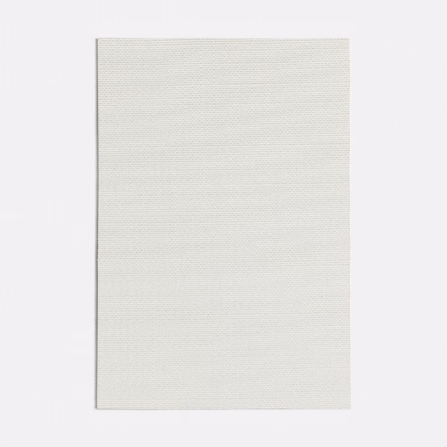 Ivory-white fabric swatch showing a fine, closely woven horizontal texture