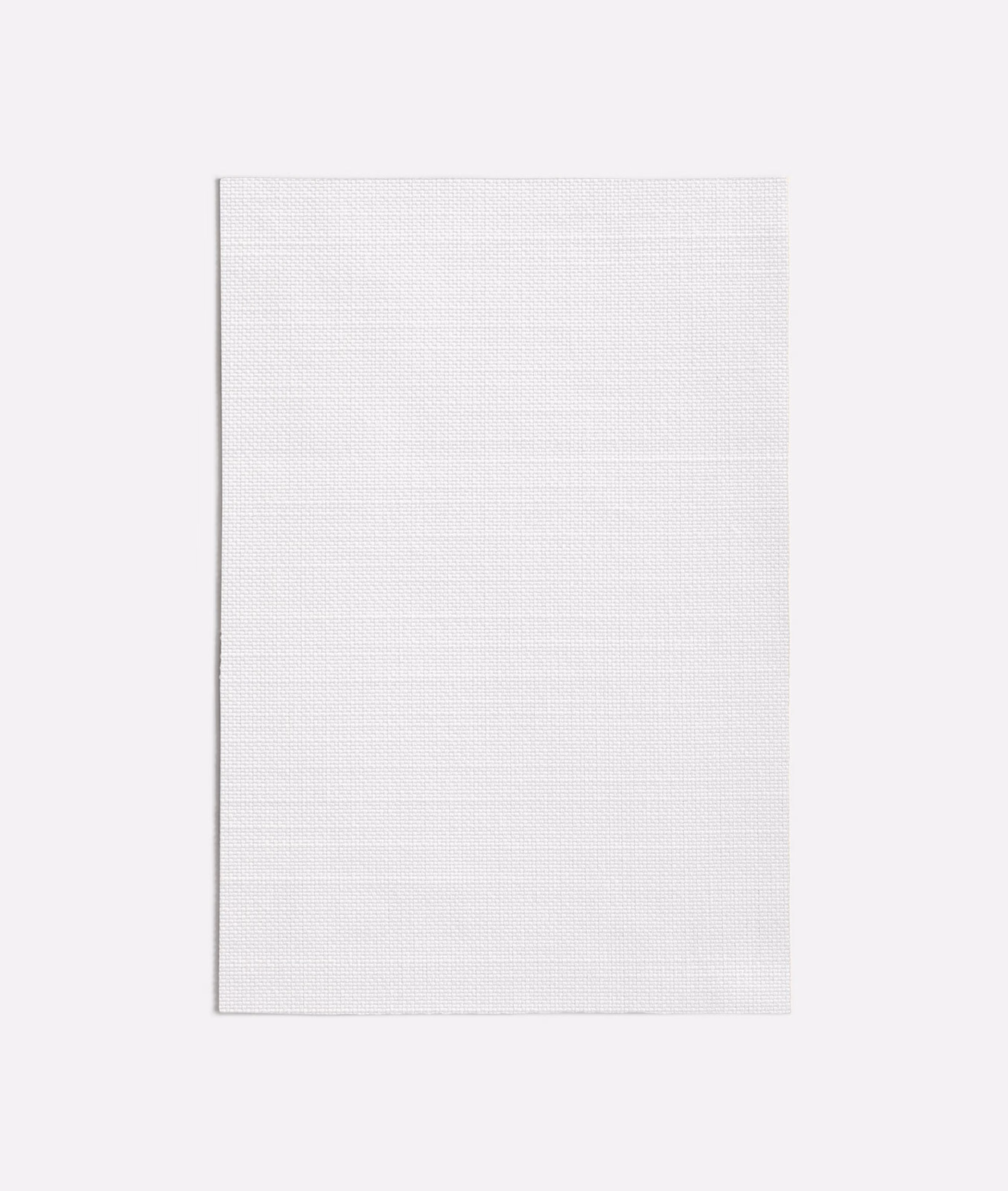 Ernesto White swatch showing a fine white weave with subtle horizontal texture