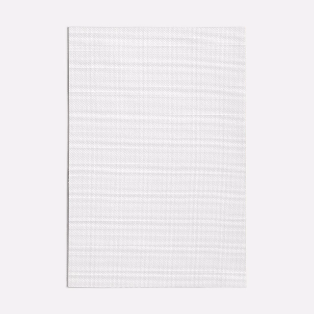 Ernesto White swatch showing a fine white weave with subtle horizontal texture