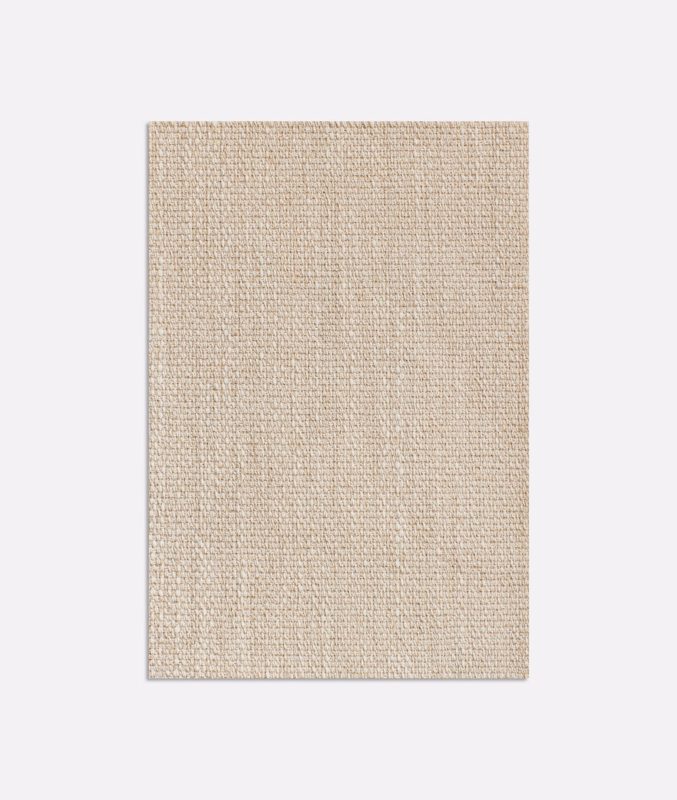 Warm beige close-weave textile with a softly nubby, linen-like surface