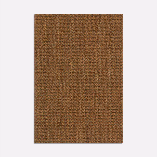 Dense olive-brown woven fabric swatch with subtle green flecks and fine texture