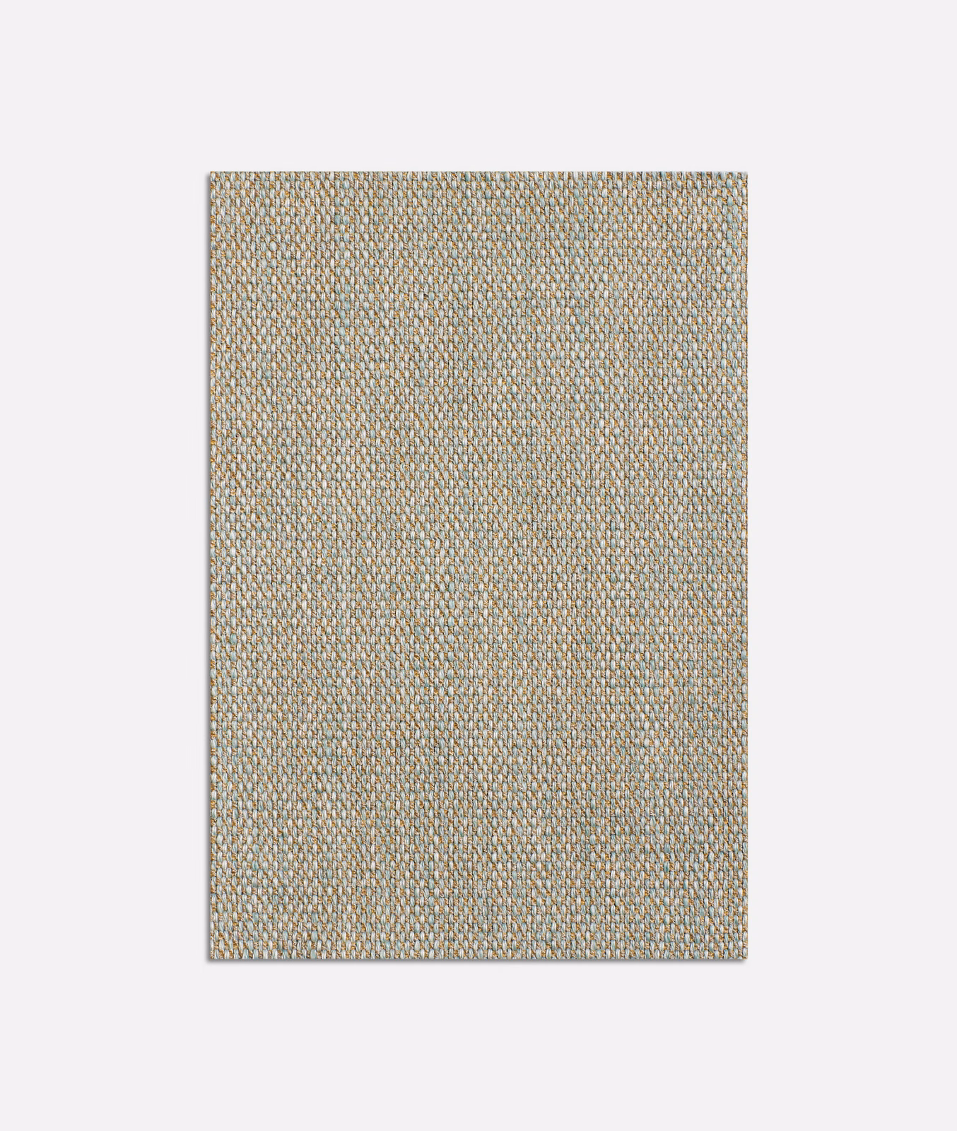 Muted grey-green microtexture with fine pebble-like woven pattern on a rectangular swatch