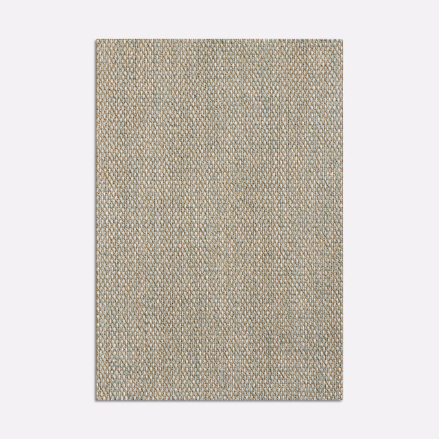 Muted grey-green microtexture with fine pebble-like woven pattern on a rectangular swatch