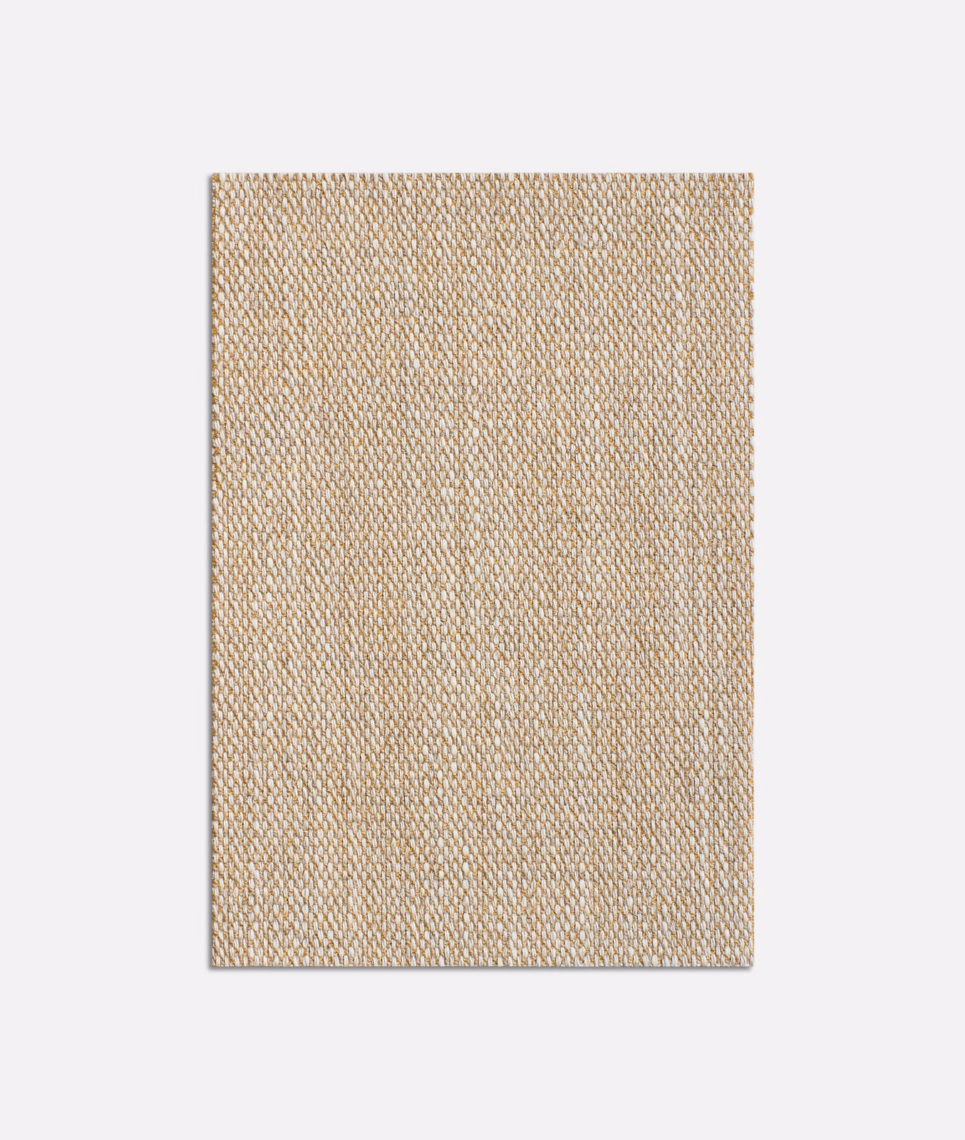 Muted straw-yellow woven swatch with fine flecked texture and subtle beige depth