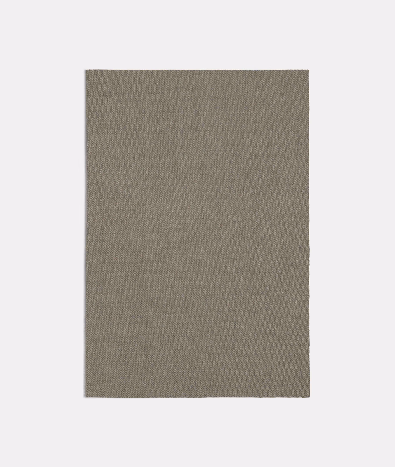 Muted taupe-beige woven swatch showing a fine, subtle crosshatch texture