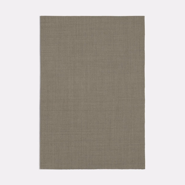 Muted taupe-beige woven swatch showing a fine, subtle crosshatch texture
