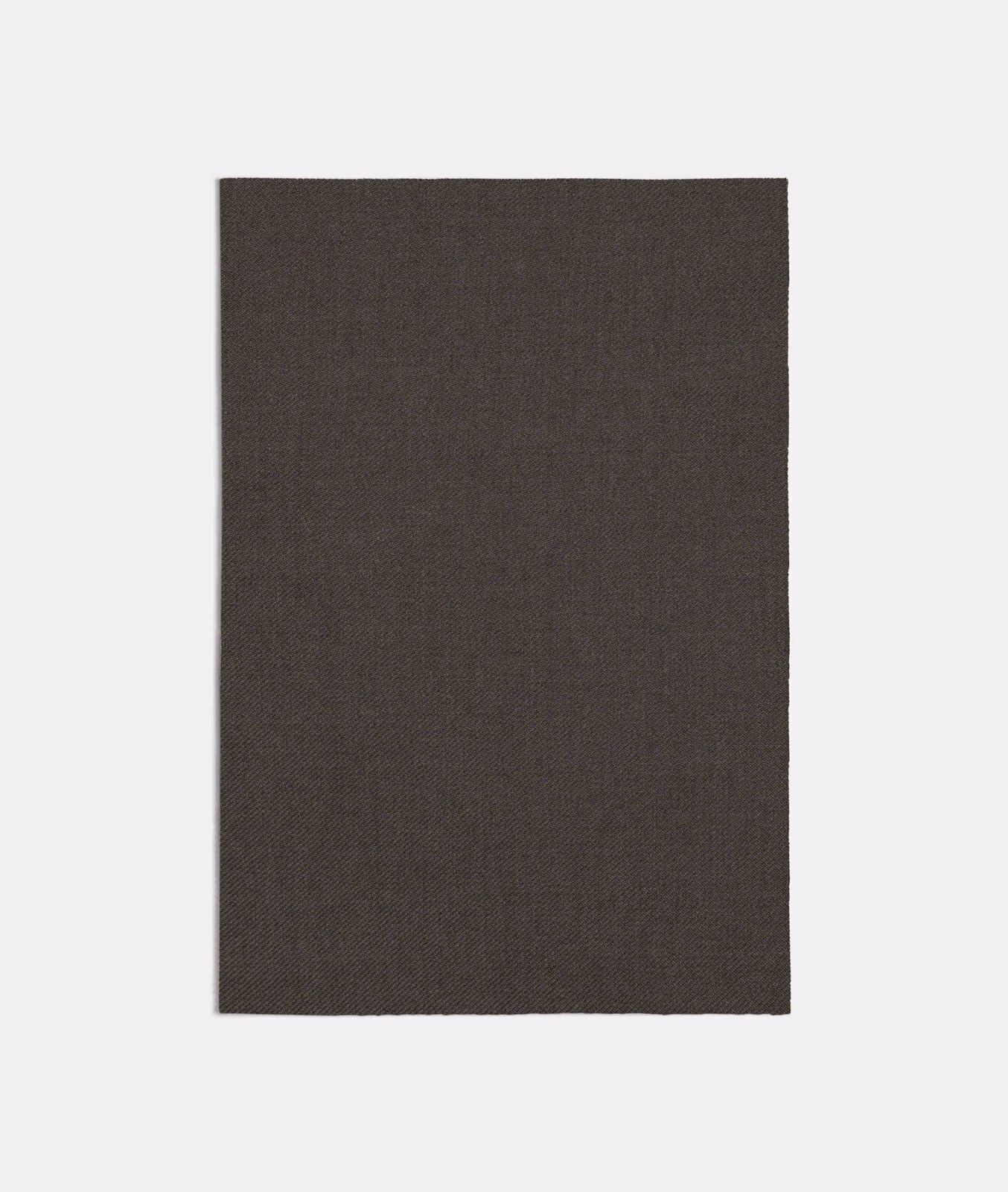 Deep smoky grey Garzato textile with a compact, subtly textured weave