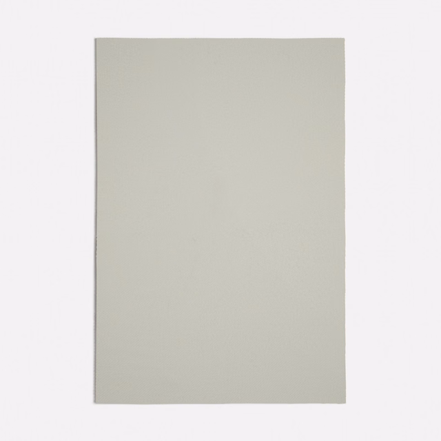 Cool off-white plain textile with a softly matte, lightly brushed surface