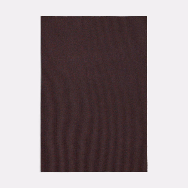 Near-black plum-purple swatch with a fine, barely visible woven texture