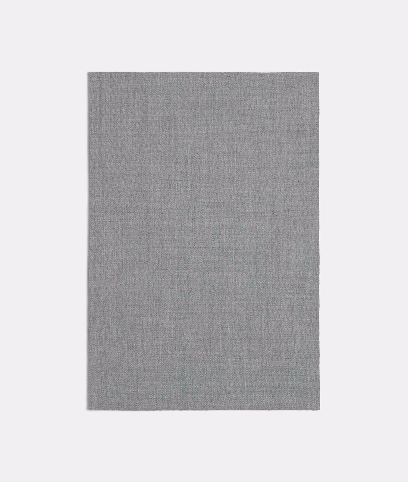 Cool taupe-grey fabric swatch showing a fine, subtly crosshatched woven texture