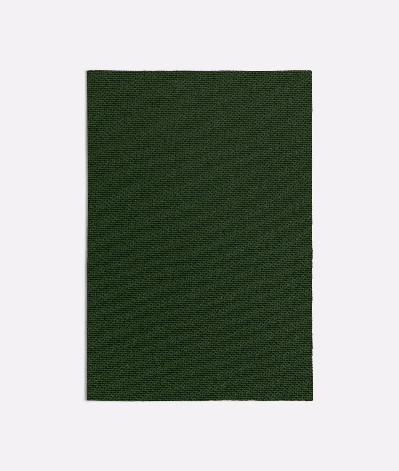 Deep forest green swatch with a fine, tightly woven crosshatch texture